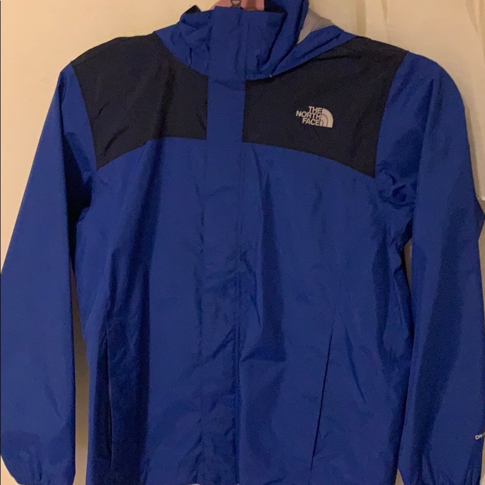 Boys North face rain jacket